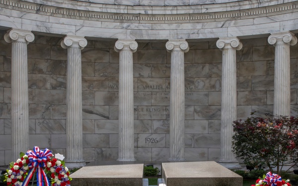 Hometown honors former President Warren G. Harding with ceremony