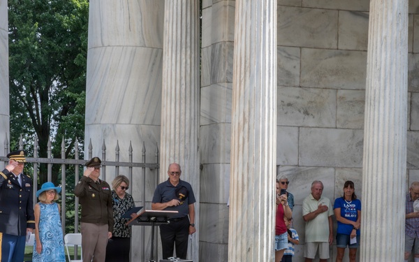 Hometown honors former President Warren G. Harding with ceremony
