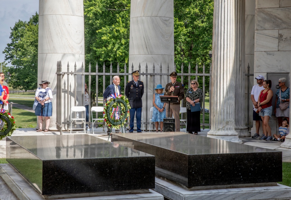 Hometown honors former President Warren G. Harding with ceremony