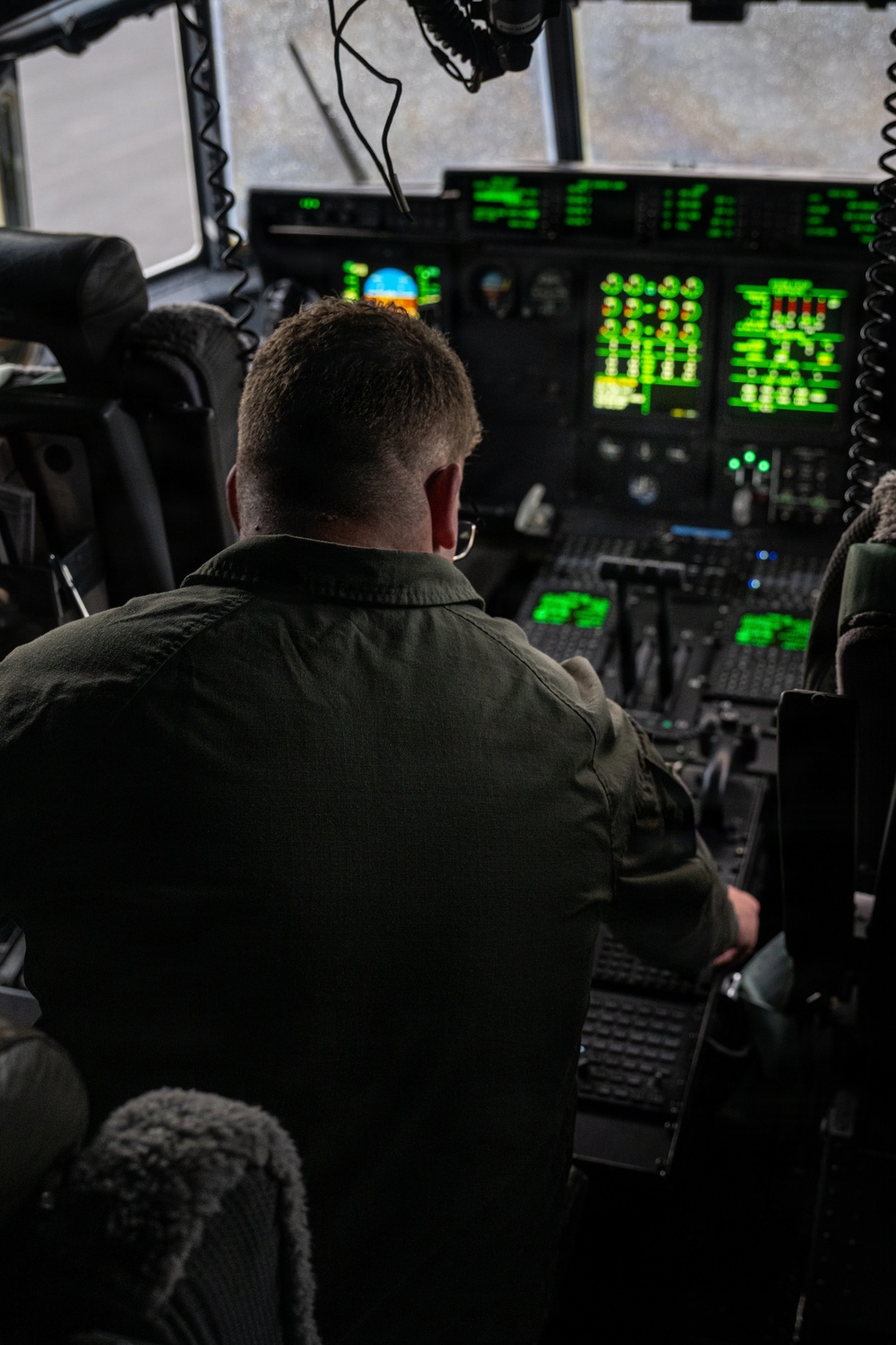 Coast Guard Air Station Kodiak aircrew conducts maritime boundary line patrol