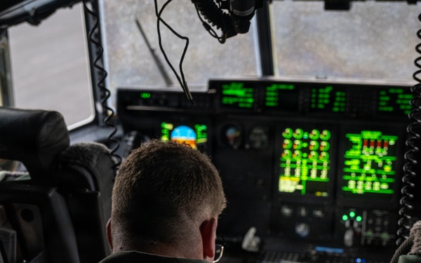 Coast Guard Air Station Kodiak aircrew conducts maritime boundary line patrol
