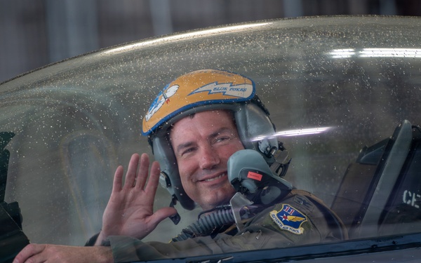 Fini flight caps colonel's career