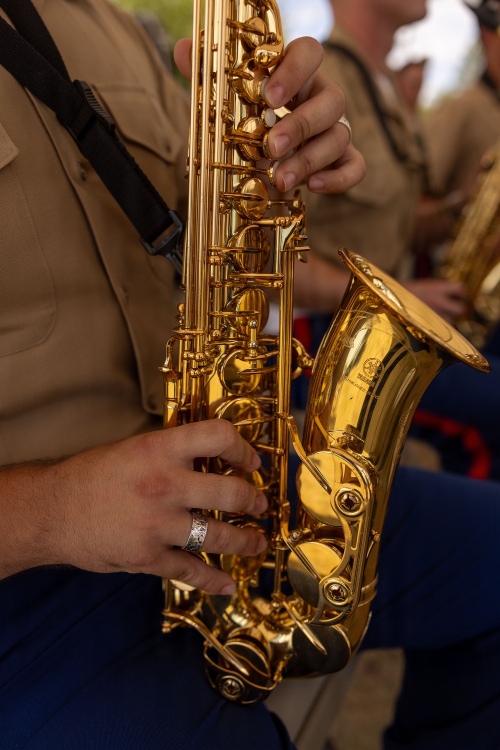 1st MARDIV Band Performs at Cheyenne Frontier Days Fort D.A. Russell  Days