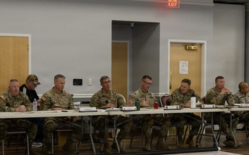 U.S. Army Leaders attend a Combined Arms Rehearsal for Project Convergence Capstone 6