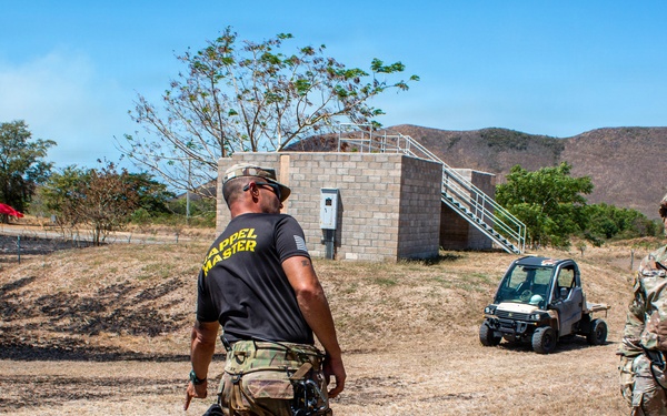 840th Component Inspection Company Soldiers Conduct Rappelling Training During Annual Training