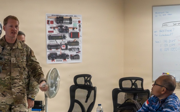 HIANG and Indonesian Air Force State Partnership Program EOD SME Exchange