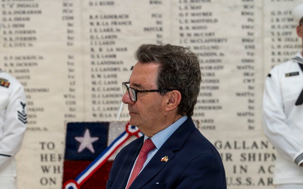 Chile Minister of Defense Tours USS Arizona Memorial with Commander, U.S. Pacific Fleet
