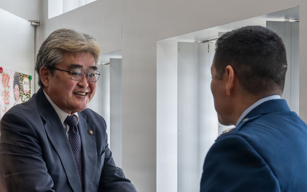374 AW leadership visits community civic leaders