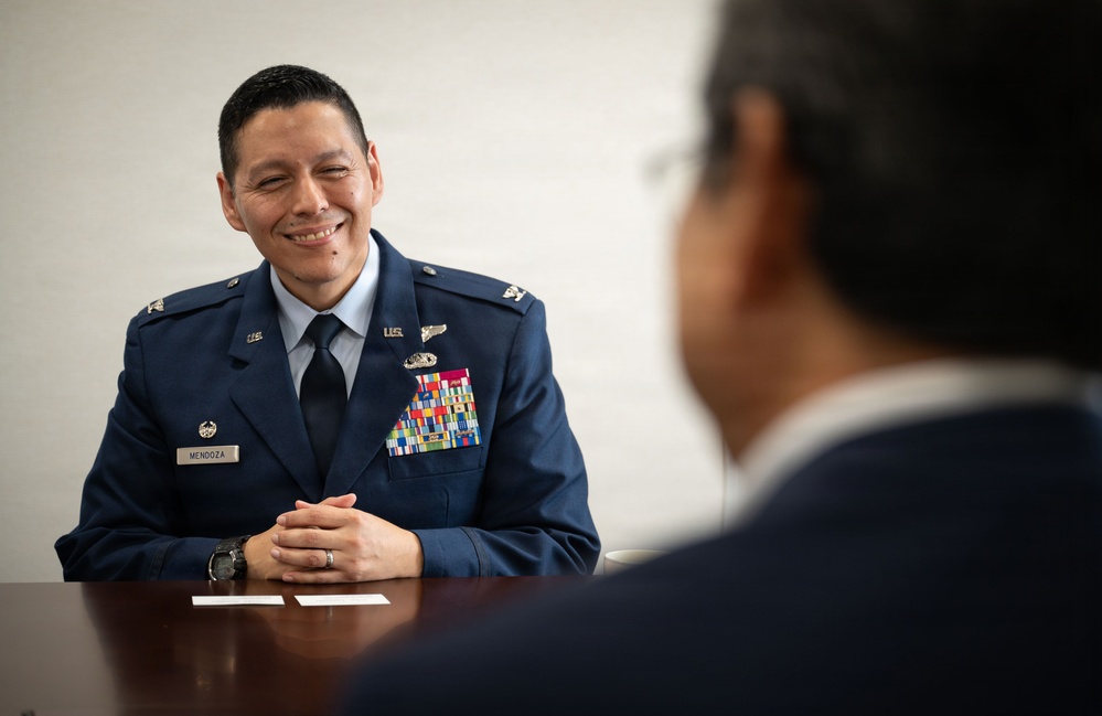 374 AW leadership visits community civic leaders
