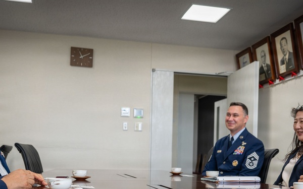 374 AW leadership visits community civic leaders