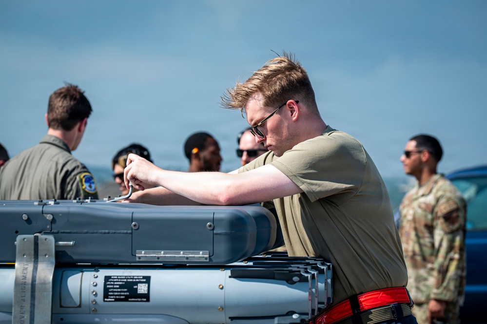 F-15EX weapons load inspection advances Kadena integration