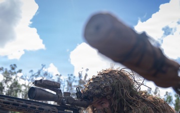 1-27 conducts live fire sniper training at Schofield Barracks