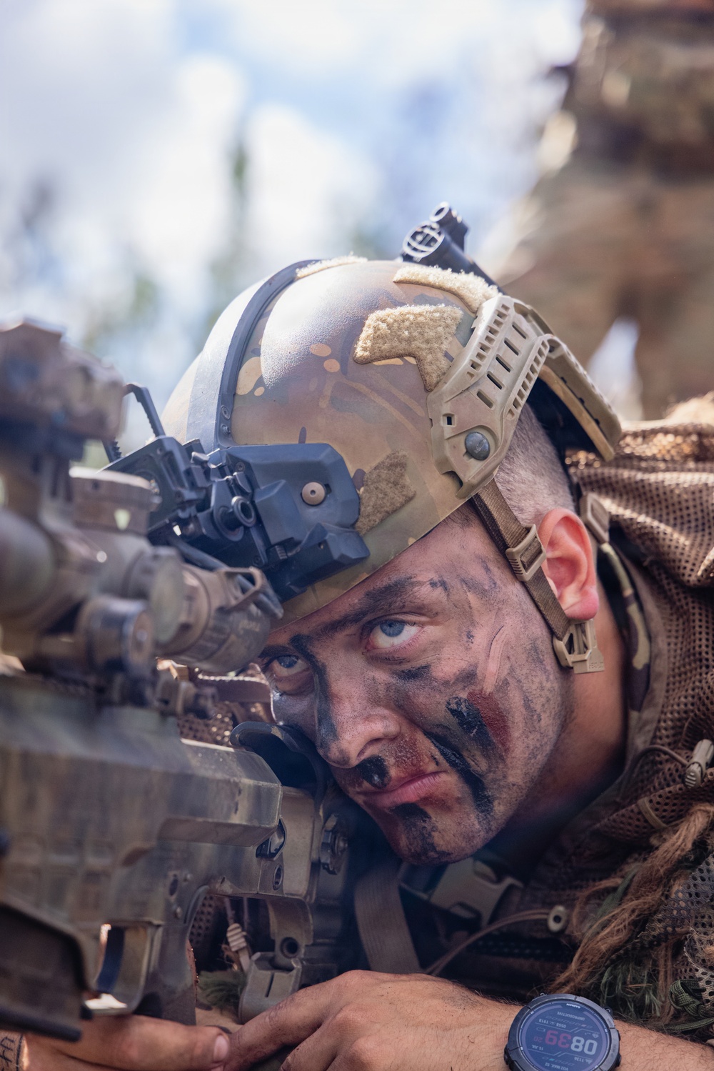 1-27 conducts live fire sniper training at Schofield Barracks