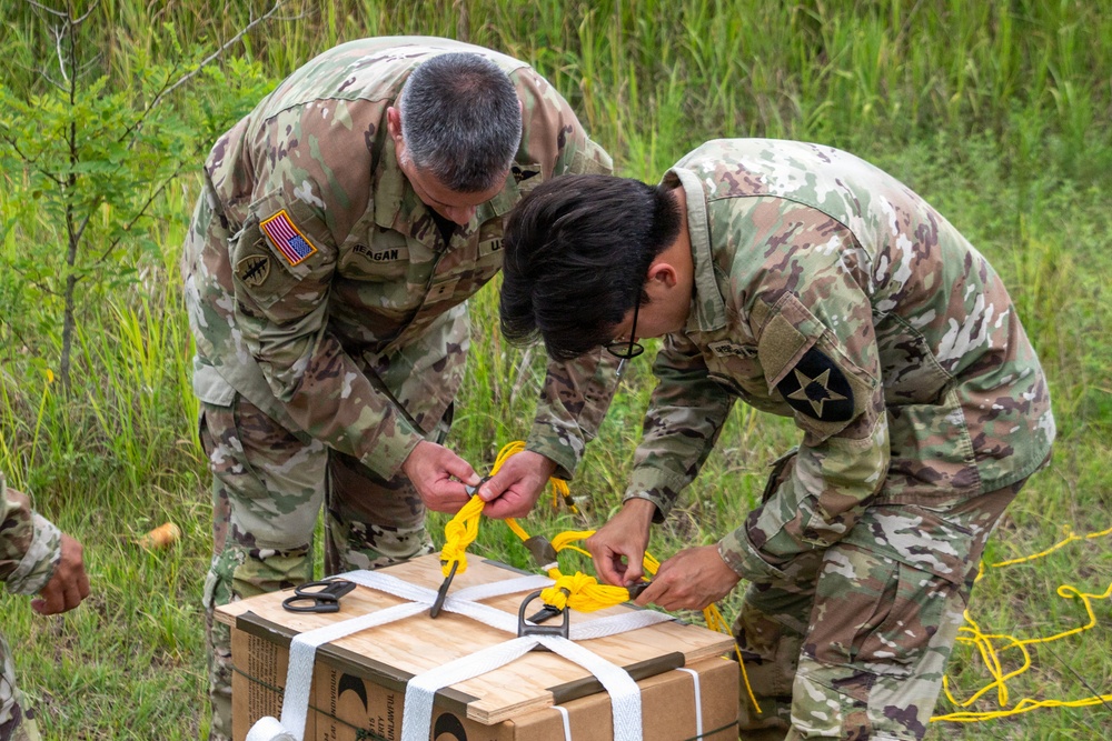 Champion Brigade Joint Airdrop of Class I Supplies with ROK Forces