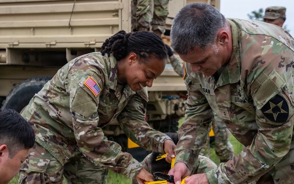 Champion Brigade Joint Airdrop of Class I Supplies with ROK Forces