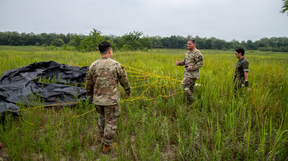 Champion Brigade Joint Airdrop of Class I Supplies with ROK Forces