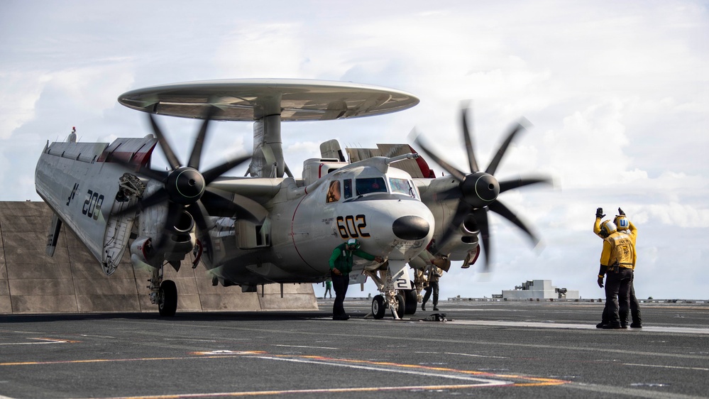 George Washington Conducts Flight Operations