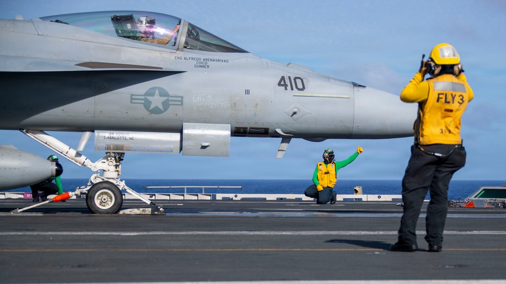 George Washington Conducts Flight Operations
