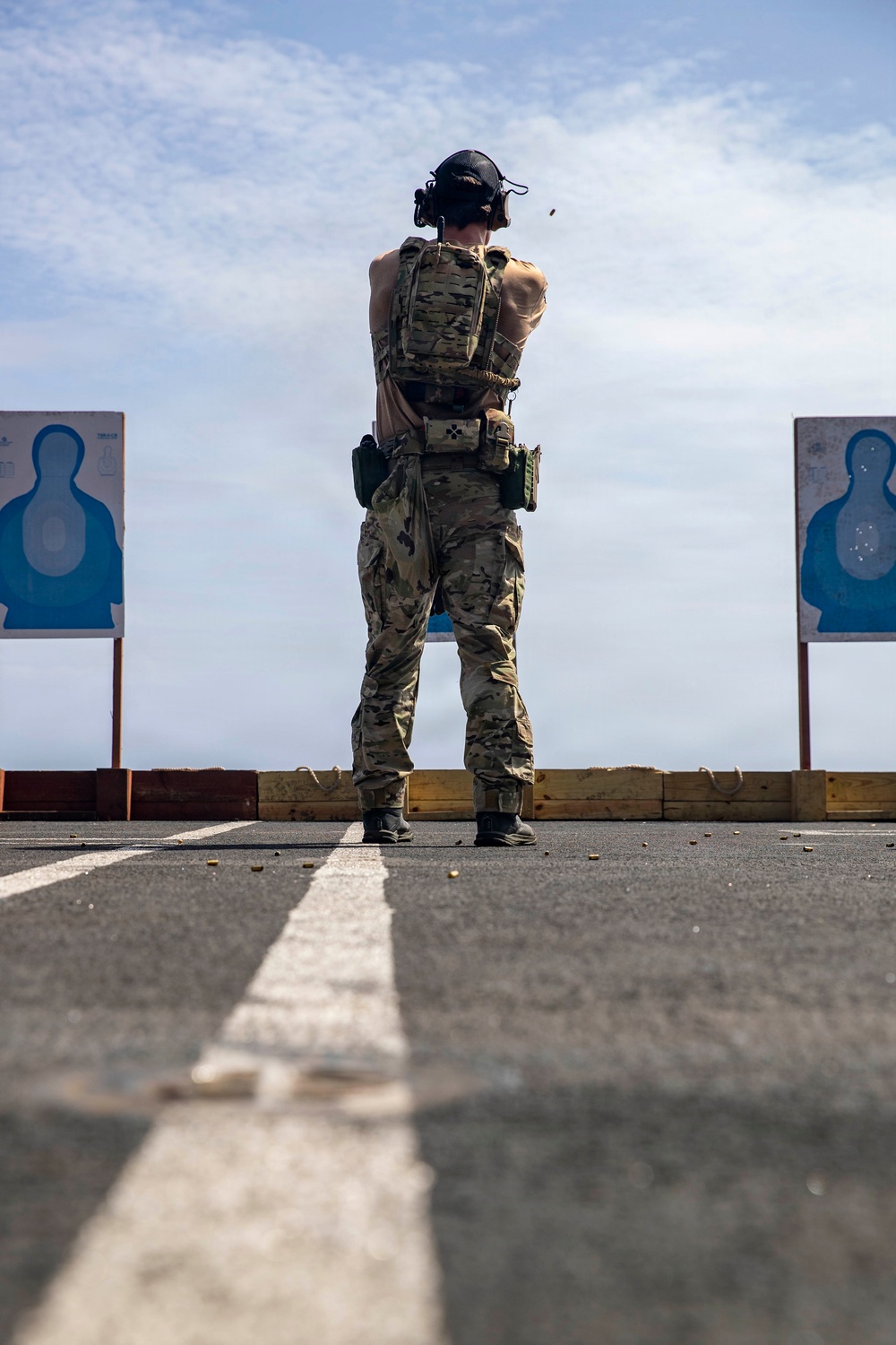 George Washington Conducts Live Fire Exercise