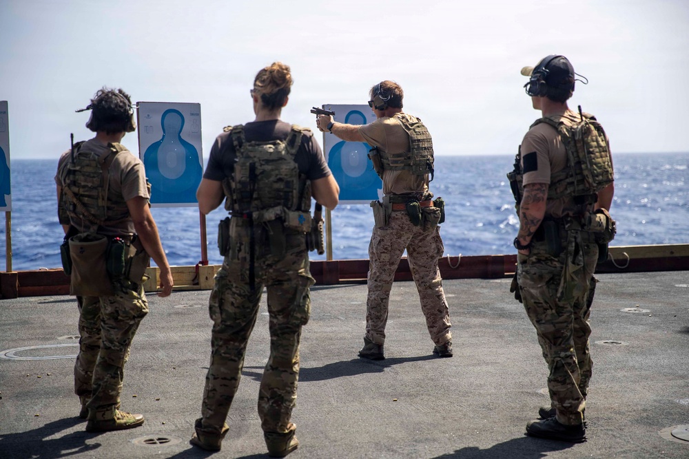 George Washington Conducts Live Fire Exercise