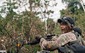 Oklahoma, Guam and Malaysian forces sharpen combat skills with MILES