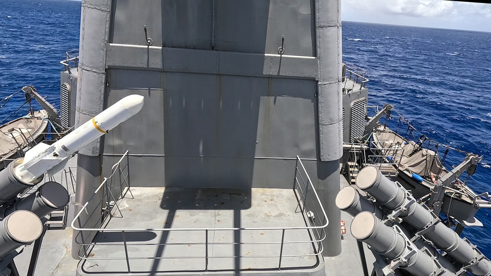 JS Kongo conducts Harpoon live-fire during RIMPAC sinking exercise