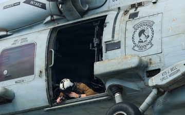 Flight Operations Aboard USS Mason (DDG 87)
