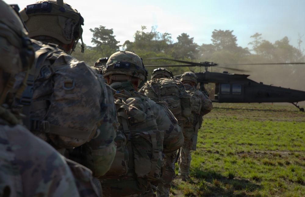 Guam National Guard air assault training