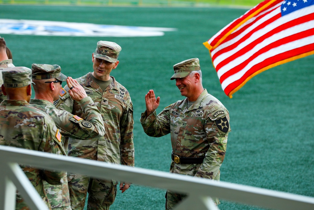 2ID/RUCD Brig. Gen. Woodward farewell Ceremony