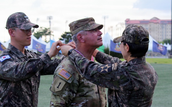 2ID/RUCD Brig. Gen. Woodward farewell Ceremony