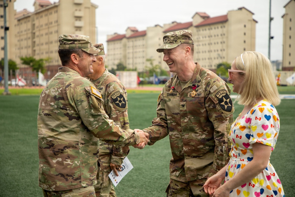 2ID/RUCD COL Corrigan's farewell Ceremony