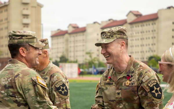 2ID/RUCD COL Corrigan's farewell Ceremony