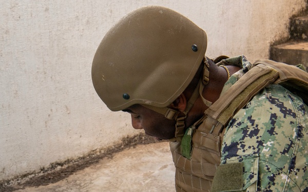 CTF 68 Sailors complete a Practical Expeditionary Warfare Board