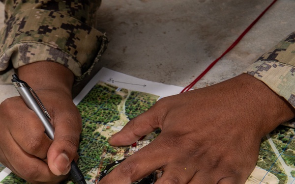 CTF 68 Sailors complete a Practical Expeditionary Warfare Board