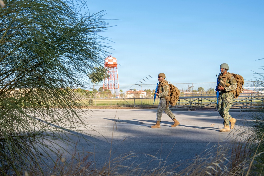 CTF 68 Sailors complete a Practical Expeditionary Warfare Board