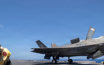 USS Tripoli Conducts Flight Operations
