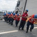 USS Santa Barbara conducts replenishment-at-sea with HMAS Supply