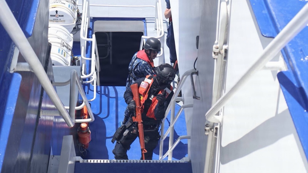 Philippine Coast Guard participates in multinational boarding exercise at RIMPAC 2026