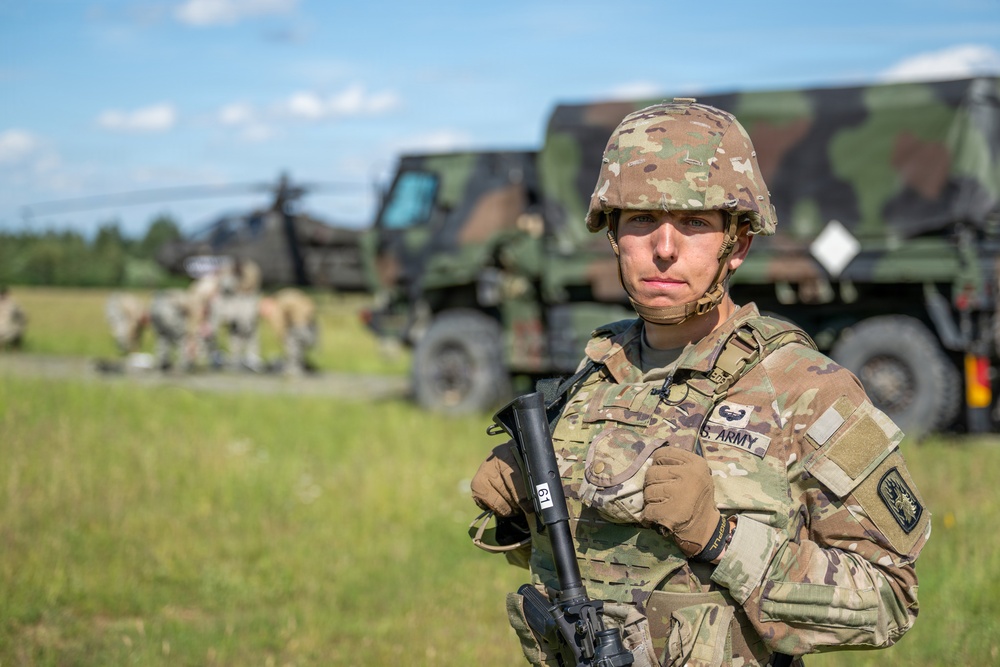 12th Combat Aviation Brigade conducts aircraft decontamination training during Gunslinger Gambit