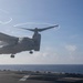 USS Tripoli Conducts MV-22 Osprey Fly-Over