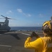 USS Tripoli Conducts MV-22 Osprey Fly-Over