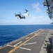 USS Tripoli Conducts MV-22 Osprey Fly-Over