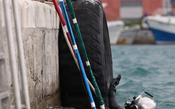 U.S. Navy Seabee Divers Conduct Underwater Infrastructure Repairs in Croatia