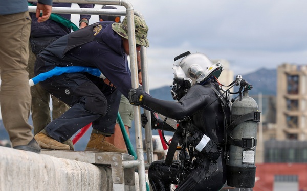 U.S. Navy Seabee Divers Conduct Underwater Infrastructure Repairs in Croatia