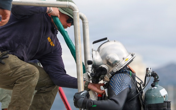 U.S. Navy Seabee Divers Conduct Underwater Infrastructure Repairs in Croatia