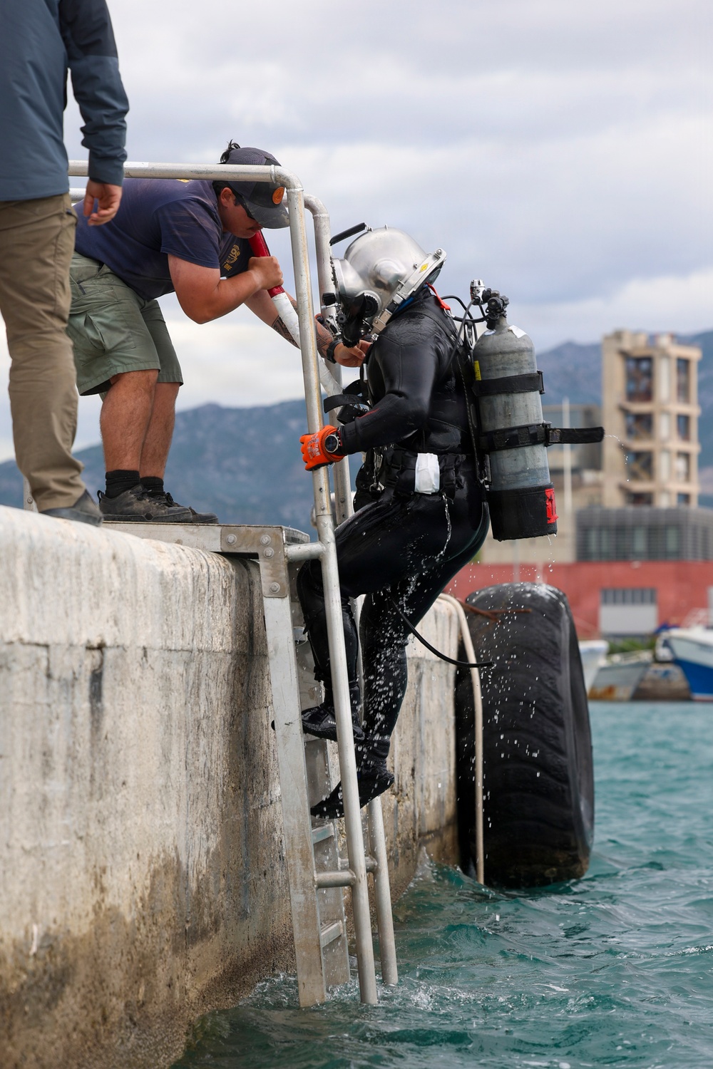 U.S. Navy Seabee Divers Conduct Underwater Infrastructure Repairs in Croatia