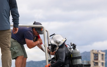 U.S. Navy Seabee Divers Conduct Underwater Infrastructure Repairs in Croatia