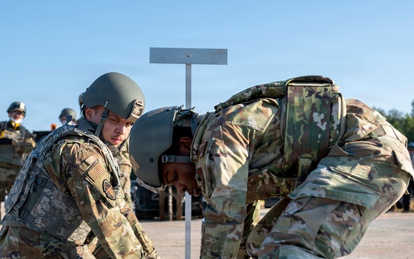 52nd Civil Engineer Squadron trains for rapid airfield repair during Prime BEEF