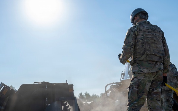 52nd Civil Engineer Squadron trains for rapid airfield repair during Prime BEEF