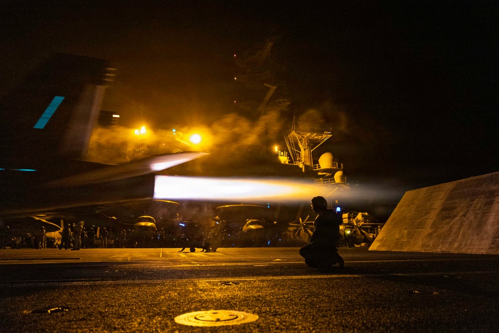 USS George H.W. Bush Conducts Daily Operations
